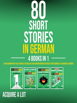 80 Short Stories in German--4 Books in 1 - Audiobook
